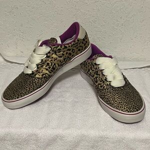 Adidas ADI MC LOW Leopard Purple Gold sz 7 Women